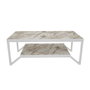 Hanah Home Mesa de centro Flora - White